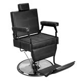 Cadeira de Barbeiro Barber Black - Pé Cromado - Tera móveis