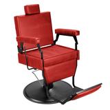 Cadeira de Barbeiro Barber Black - Pé Preto - Tera móveis