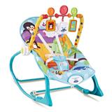 Cadeira de Descanço Vibratória até 18 Kilos - Azul Pinguim - Star Baby