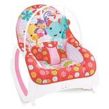 Cadeira de Descanso Color Baby Safari Musical Rosa