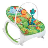 Cadeira de Descanso Color Baby Safari Musical Verde