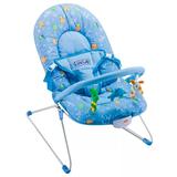 Cadeira de descanso de bebe macia importway bw-045az azul