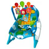 Cadeira de descanso de bebe macia importway bw-046az azul