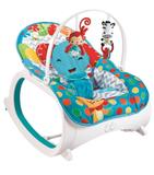 Cadeira de Descanso Musical Vibratória e Balanço Safari Color Baby Azul - Colorbaby