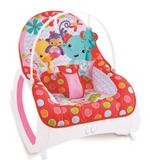 Cadeira de Descanso Musical Vibratória e Balanço Safari Color Baby Rosa - Colorbaby