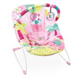 Cadeira de Descanso para Bebê Mastela Vibratória - Animais Rosa - Burigotto