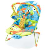 Cadeira de descanso reclinável com musica e vibração azul - Multikids