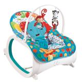 Cadeira de Descanso Safari Musical Azul Color Baby