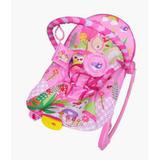 Cadeira de descanso vibratória musical New Rocker rosa color Baby até 18kgs - Colorbaby