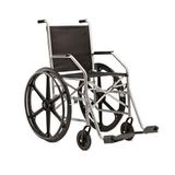 Cadeira de Rodas 1009 RN Assento em Nylon Cinza Jaguaribe