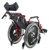 Cadeira de Rodas Alumínio 44cm Ágile Reclinável Preta - BAXMANN E JAGUARIBE - Baxmann jaguaribe
