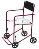 Cadeira de Rodas Higiênica Extra Preta 40 cm - CARONE