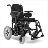 Cadeira de Rodas Motorizada Elétrica E4 ULX Ortobras com Encosto Rígido Hummel preto 44cm