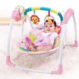Cadeira Descanso Musical Automática Rosa Leão até 11kg Mastela