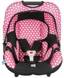 Cadeira para Auto 0 a 13kgs Bebê Conforto Rosa Pink Bolinha Protek Baby