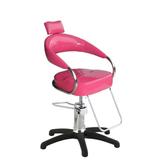 Cadeira Poltrona Hidráulica Futurama Rosa Glitter Base Nylon - Outras