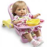 Cadeira Refeição Bebê Conforto Boneca BabyAlive Laço de Fita