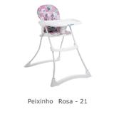 Cadeira refeição burigotto bon appetit peix/rosa