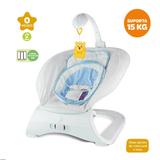 Cadeira Vibratória De Descanso Menino Azul Bebê Até 15 Kg Zoop Toys