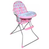 Cadeirao de alimentacao de bebe bw-047rs rosa - Importway