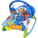 Cadeirinha bebê musical vibratória azul varias posições - Color baby
