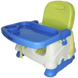 Cadeirinha Cadeira Alimentação Refeição Bebê Portátil Infantil Booster Importway BW-055 Azul Verde
