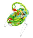 Cadeirinha de Descanso Musical e Vibratória - Raposinha até 11 Kg - Verde - 3676 - Dican