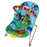 Cadeirinha Descanso Vibração e Musical Até 9kg Azul Color Baby