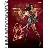 Caderno 10x1 capa dura 2020 mulher maravilha 200fls. pct.c/04 - Jandaia