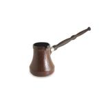 Café turco (ibrik) de cerâmica ceraflame martelada 240ml chocolate