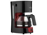 Cafeteira Elétrica Cadence Urban Compact - 15 Xícaras Preto e Vermelho