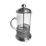 Cafeteira francesa em inox decorada chaleira grande em vidro cremeira bule prensa french press luxo - Gimp
