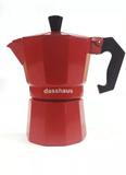 Cafeteira italiana color 03 cafes verm dasshaus