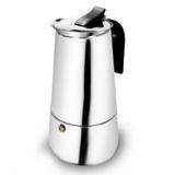 Cafeteira Italiana Luxo Em Aço Inox 450ml 9 Xicaras Ke Home 3409kh-1