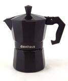 Cafeteira italiana preta 03 cafes - Dasshaus