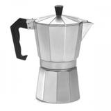 Cafeteira tipo italiana de aluminio 300 ml para 6 xicaras 50 ml - ns1318 - Eu quero presentear