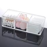 Caixa Acrilica com Tampa Porta Algodao e Cotonetes Organizador 102 - Makesterapia store