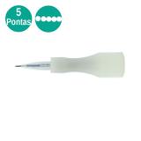 Caixa Agulha Flox 5 Pontas Linear Lírio com 25 Unidades