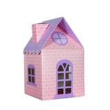 Caixa Casa Surpresa Rosa Claro e Lilás 08 unidades Kaixote - Festabox