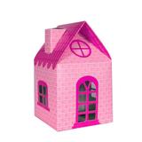 Caixa Casa Surpresa Rosa Pink e Rosa Claro 08 unidades Kaixote - Festabox