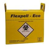 Caixa Coletora Perfuro Cortante 13 Litros Flexpell Eco com 10 unidades