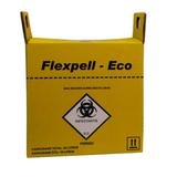 Caixa Coletora Perfuro Cortante 20 Litros Flexpell - Eco com 10 unidades