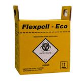 Caixa Coletora Perfuro Cortante 7 Litros Flexpell Eco com 10 Unidades