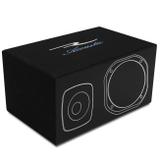Caixa Corneteira para Corneta Curta 1 Driver e 1 Tweeter MDF Carpete Courvin Preto R-Acoustic