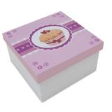 Caixa Cupcake I 15x15x9cm Branco Kapos