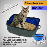 Caixa De Areia Gatos Dobrável P/ Viagem - Doglemi