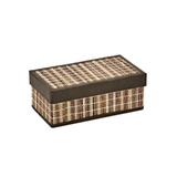 Caixa de bambu com tampa- retangular - Btc decor