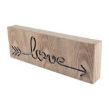 Caixa de Madeira Marrom com Led Love Urban