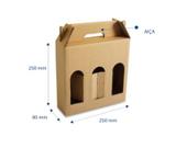 CAIXA DE PAPELÃO - COD: CVJ-03 GARRAFAS - 25x UN - Embalagens cassia