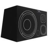 Caixa de Som Trio Dutada 45 Litros Preta MDF para 1 Alto Falante 12 Polegadas - R-acoustic